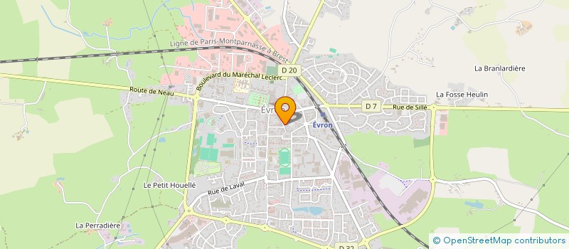 localisation de l'entreprise RENATO DES FONTAINES  EVRON