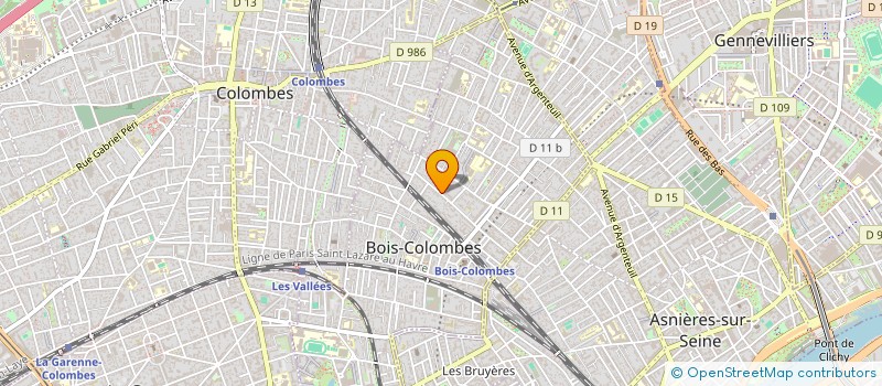 localisation de l'entreprise RENATUS à BOIS-COLOMBES