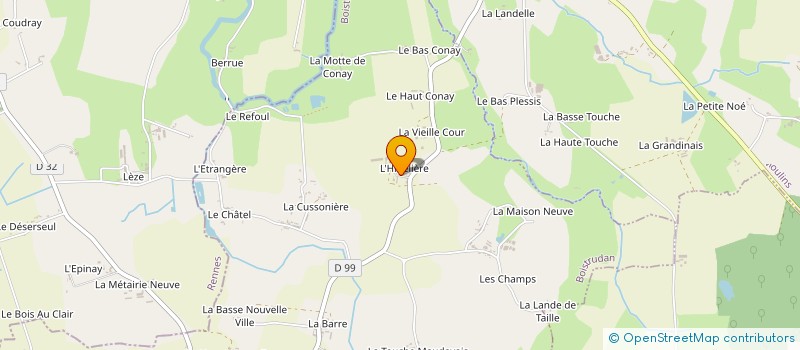 localisation de l'entreprise RENAUBERT à BOISTRUDAN