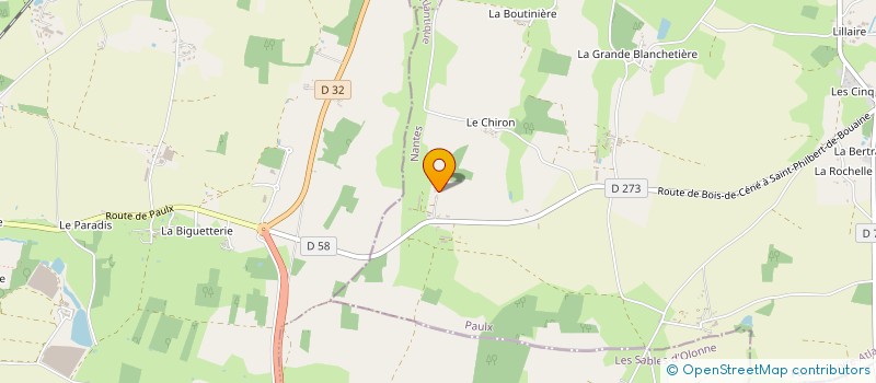 localisation de l'entreprise RENAUD  PAULX