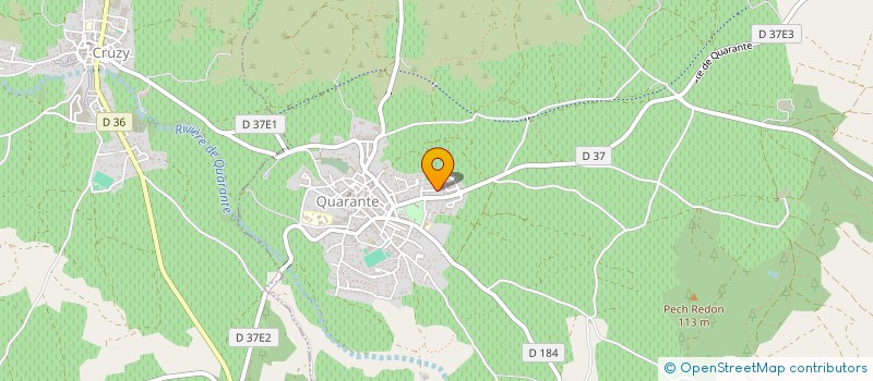 localisation de l'entreprise RENAUD  QUARANTE