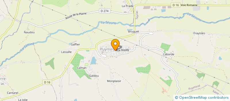 localisation de l'entreprise RENAUD  PUYMIROL