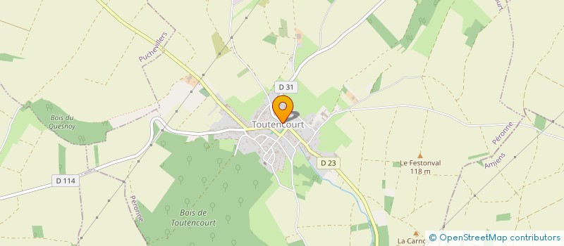 localisation de l'entreprise RENAUD AMANDINE à VAUCHELLES-LES-AUTHIE