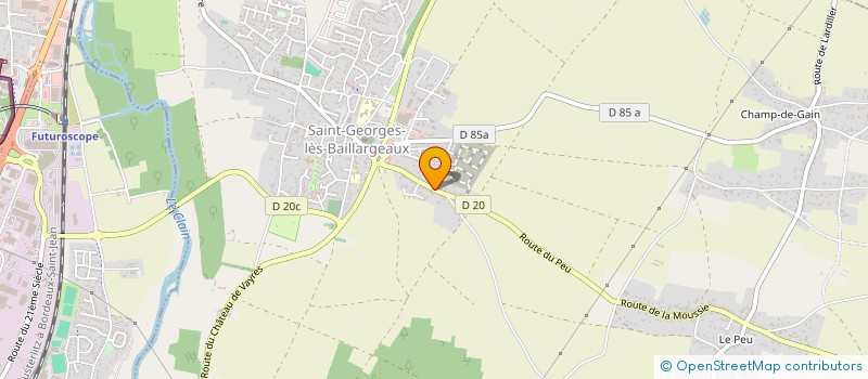 localisation de l'entreprise RENAUD BASCOULERGUE DIFFUSION à BEAUMONT SAINT-CYR