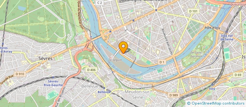 localisation de l'entreprise RENAUD BOULOGNE à BOULOGNE-BILLANCOURT
