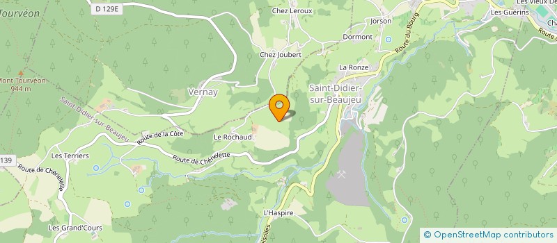 localisation de l'entreprise RENAUD DELAYE  REGNIE-DURETTE