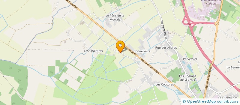 localisation de l'entreprise RENAUD DUCHESNE TRANSPORTS à LONGUE-JUMELLES