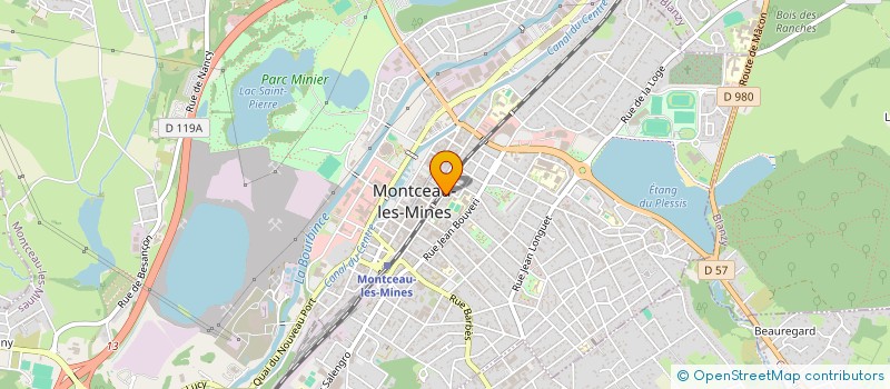 localisation de l'entreprise RENAUD ELECTRICITE à MONTCEAU-LES-MINES