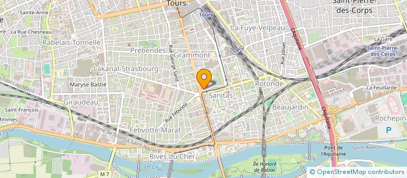 localisation de l'entreprise RENAUD ET PERSON à TOURS