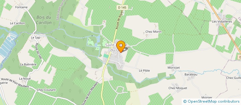 localisation de l'entreprise RENAUD FRERES ET FILS  SAINT-DIZANT-DU-GUA