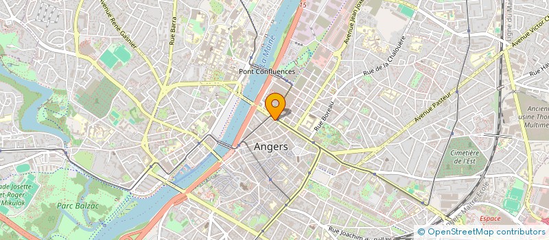 localisation de l'entreprise RENAUD INDIVISION à ANGERS