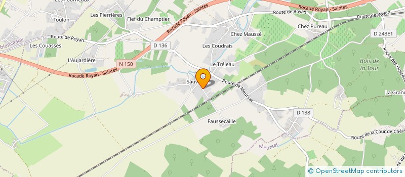 localisation de l'entreprise RENAUD INVEST  SAINT-ROMAIN-DE-BENET