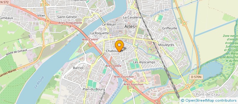 localisation de l'entreprise RENAUD QUAIX à ARLES