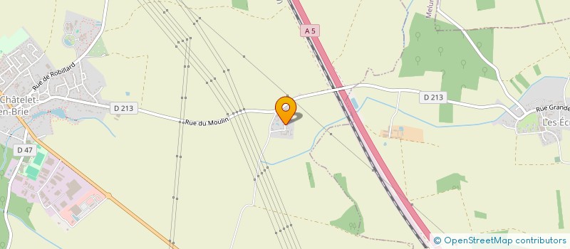 localisation de l'entreprise RENAUD/SANGARE  LE CHATELET-EN-BRIE