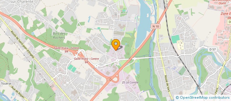 localisation de l'entreprise RENAUDAT TRANSPORT à SAINT-YRIEIX-SUR-CHARENTE