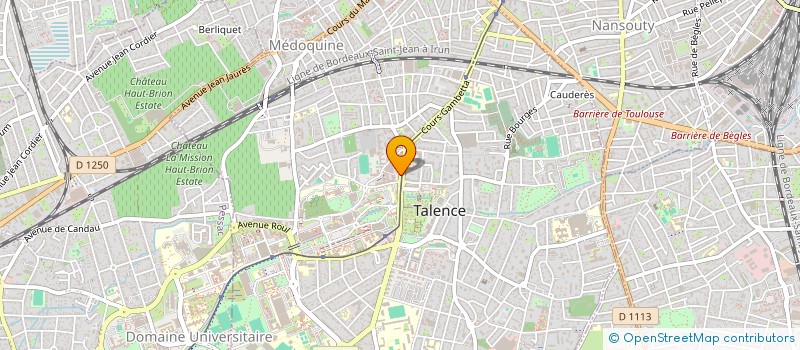 localisation de l'entreprise RENAUDEL  TALENCE