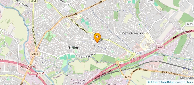 localisation de l'entreprise RENAUDIE HOLDING à L'UNION