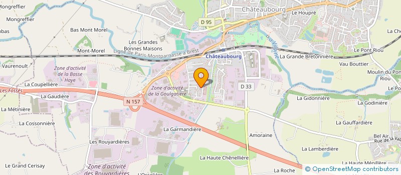 localisation de l'entreprise RENAUDIN  CHATEAUBOURG