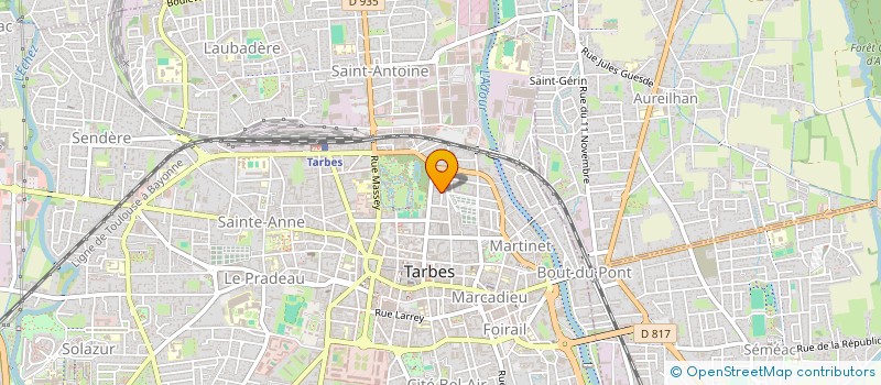 localisation de l'entreprise RENAUDIN FRERES  TARBES