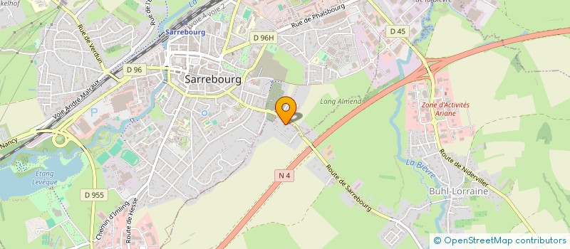 localisation de l'entreprise RENAUDIN STORES à BUHL-LORRAINE