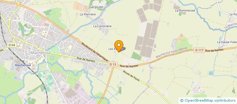 localisation de l'entreprise RENAUDINEAU à MACHECOUL-SAINT-MEME