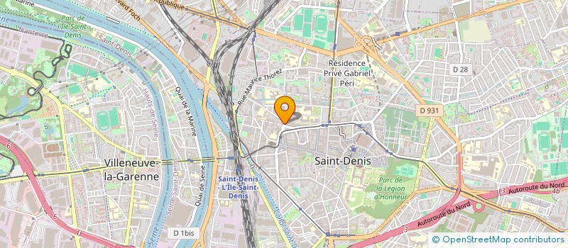 localisation de l'entreprise RENAUDOT ET COMPAGNIE à SAINT-DENIS