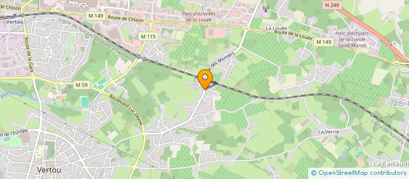 localisation de l'entreprise RENAUFLEUR STE  VERTOU