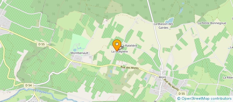 localisation de l'entreprise RENAULT  BELLEVIGNE-EN-LAYON