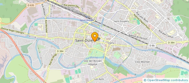 localisation de l'entreprise RENAULT à SAINT-DIZIER
