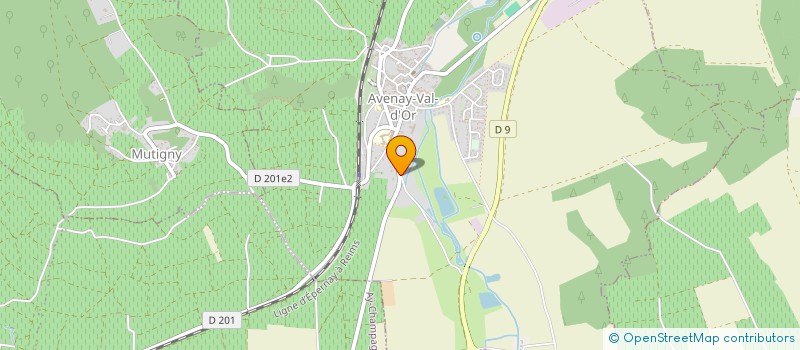 localisation de l'entreprise RENAULT-ALLART ET FILS  AVENAY-VAL-D'OR