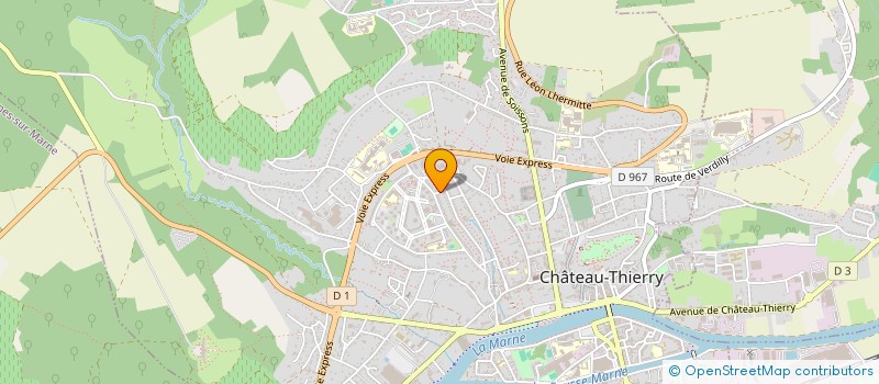 localisation de l'entreprise RENAULT APG à CHATEAU-THIERRY