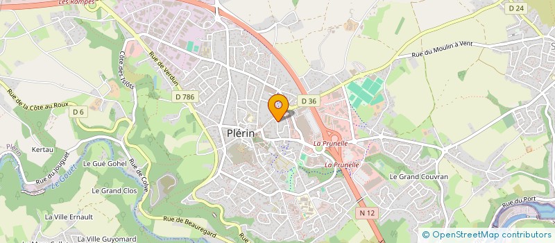 localisation de l'entreprise RENAULT BURLOT LB  PLERIN