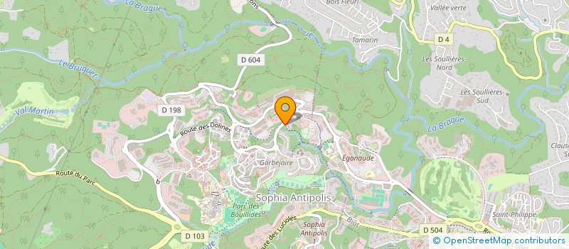 localisation de l'entreprise RENAULT-DJOUADI PATRIMOINE  VALBONNE