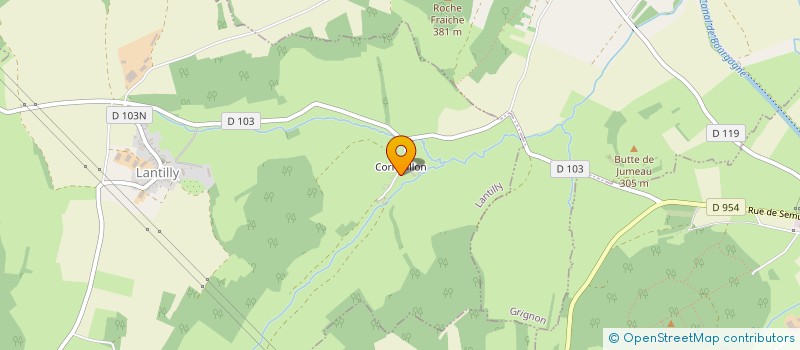 localisation de l'entreprise RENAULT IMMOBILIER  LANTILLY