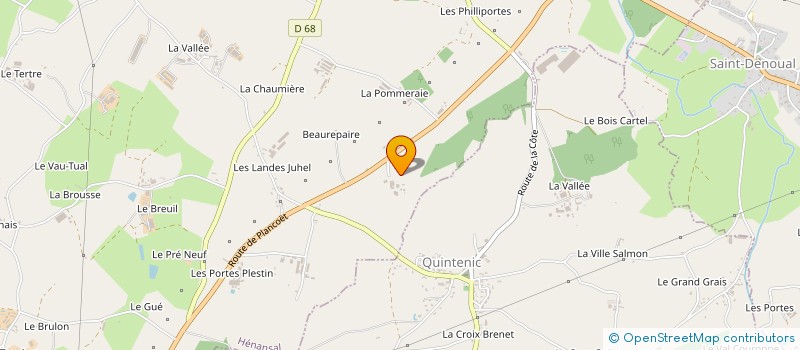 localisation de l'entreprise RENAULT MENUISERIE à LAMBALLE-ARMOR