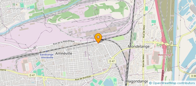 localisation de l'entreprise RENAULT MONDELANGE  MONDELANGE