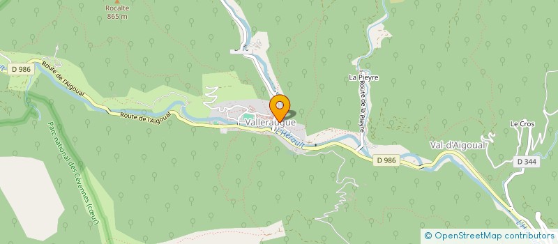 localisation de l'entreprise RENAULT-SAUVIER  VAL-D'AIGOUAL