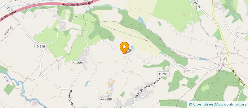 localisation de l'entreprise RENAULT-VIALLA  CAUBIOS-LOOS
