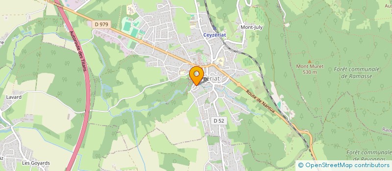 localisation de l'entreprise RENAUTECH à CEYZERIAT