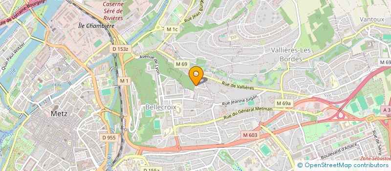 localisation de l'entreprise RENAUX IMMO à SAINT-JULIEN-LES-METZ