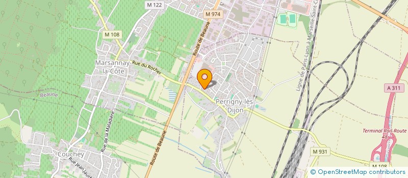 localisation de l'entreprise RENAUX ROYET  PERRIGNY-LES-DIJON