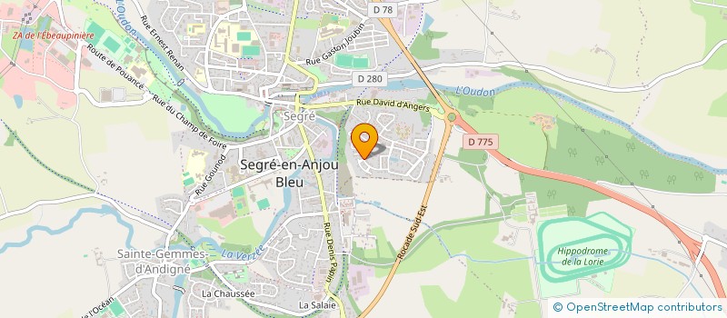 localisation de l'entreprise RENBRU 35 à SEGRE-EN-ANJOU BLEU