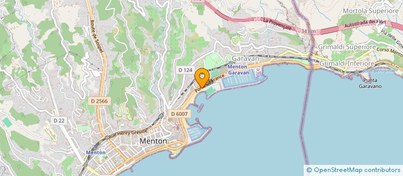localisation de l'entreprise RENBRUN à MENTON