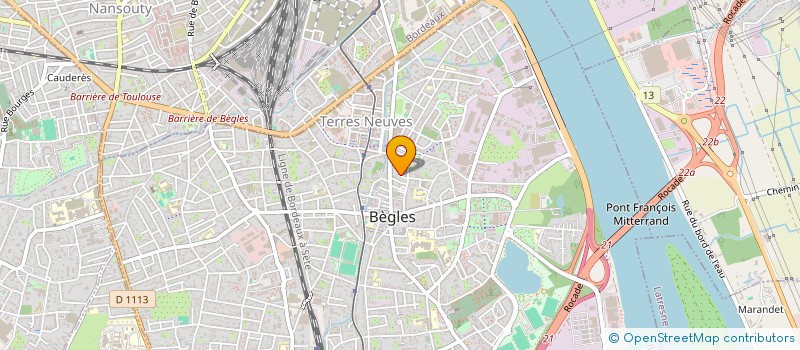 localisation de l'entreprise RENC ART 5 à BEGLES