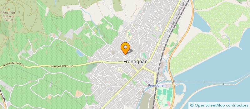 localisation de l'entreprise RENC'ARTS à FRONTIGNAN