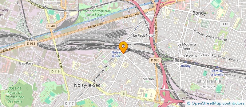 localisation de l'entreprise RENCARD à NOISY-LE-SEC