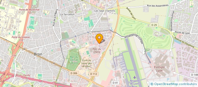 localisation de l'entreprise RENCAST DEVELOPPEMENT à BRON