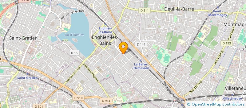 localisation de l'entreprise RENCATH HOLDING  ENGHIEN-LES-BAINS