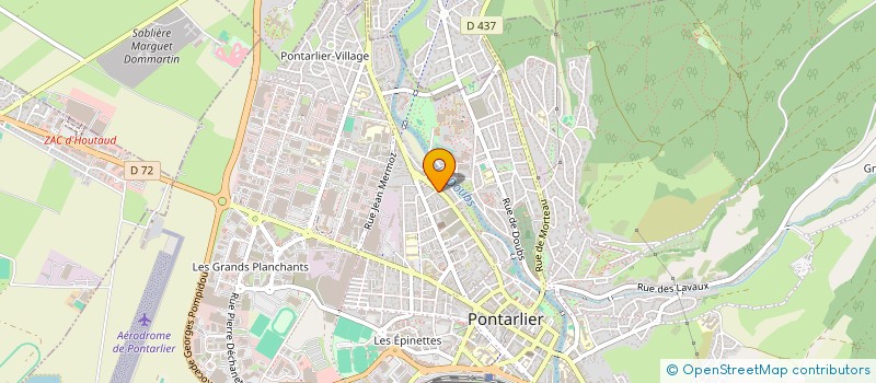 localisation de l'entreprise RENCAZIK  PONTARLIER