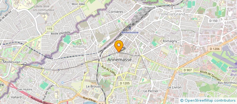 localisation de l'entreprise RENCO à ANNEMASSE